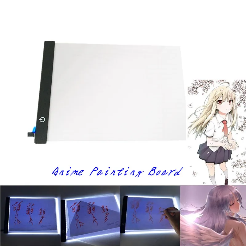 

Ultra Thin A4 LED Lamp Artist Tattoo Art Stencil Board Light Box Acrylic Tracing Drawing Board Pad No Flicker Lighting USB Leds