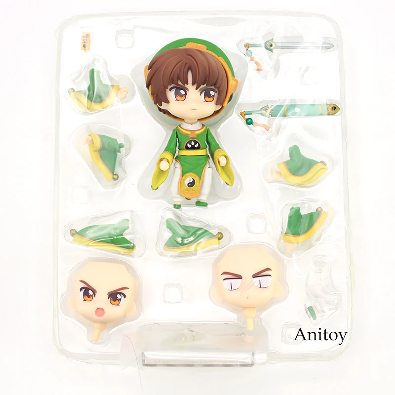 Аниме мультфильм карточка Captor Sakura Li Syaoran Nendoroids кукла 763 ПВХ фигурка Коллекционная модель игрушки 10 см