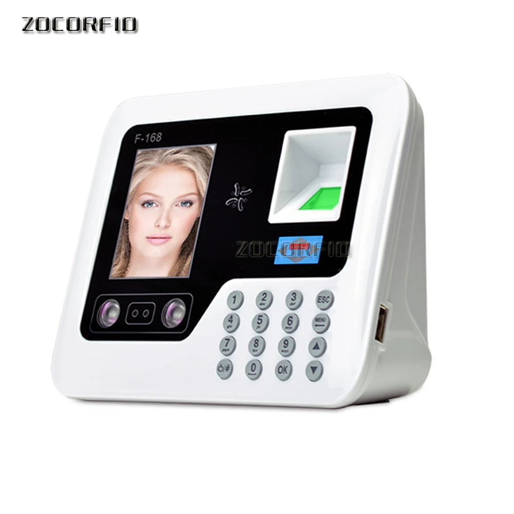 Avoid software Fingerprint Time Attendance System Biometric Employee Clock Face Fingerprint USB Time Machine