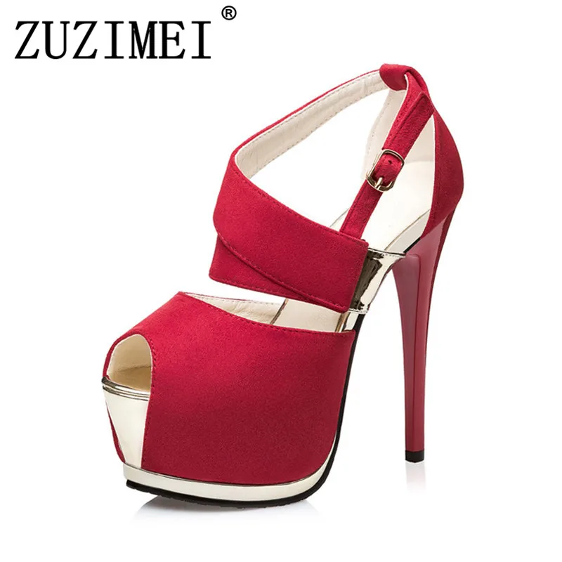 

2019 Brand women sandals Sexy peep toe Strap buckle platform wedge high heels Summer club Party shoes Woman Gladiator sandals