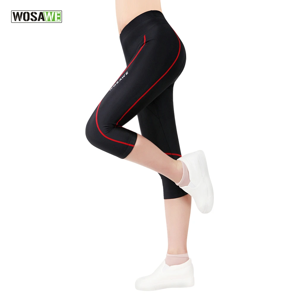 WOSASWE Summer Cycling Shorts Breathable Shorts For Women Cycling Riding Shorts Elastic Bicycle Shorts Reflective Logo