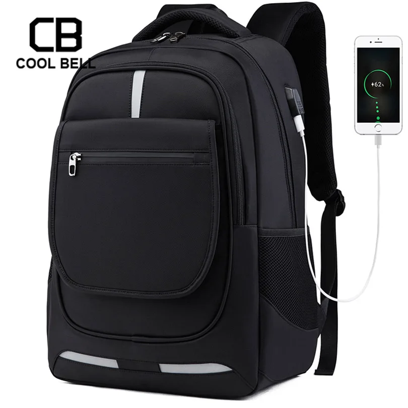 

Reflective Strip Design Backpack Men Sports Casual Travel Men Backpack Laptop Waterproof School Bags For Teenage Backpack Male