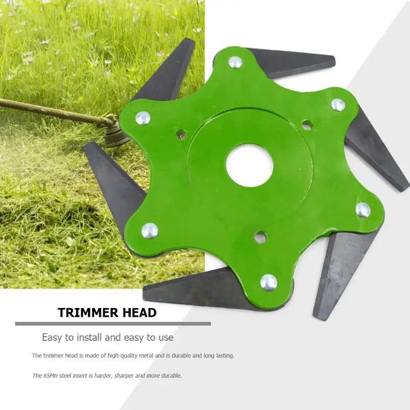 Blade Manganese Steel Mower Grass Trimmer Head Garden Brush Cutter Blade Garden Grass Trimmer Head For Lawn Mower 3 4 5 6T Blade Manganese Steel Mower Grass Trimmer Head Garden Brush Cutter Blade Garden Grass Trimmer Head For Lawn Mower 3 4 5 6T