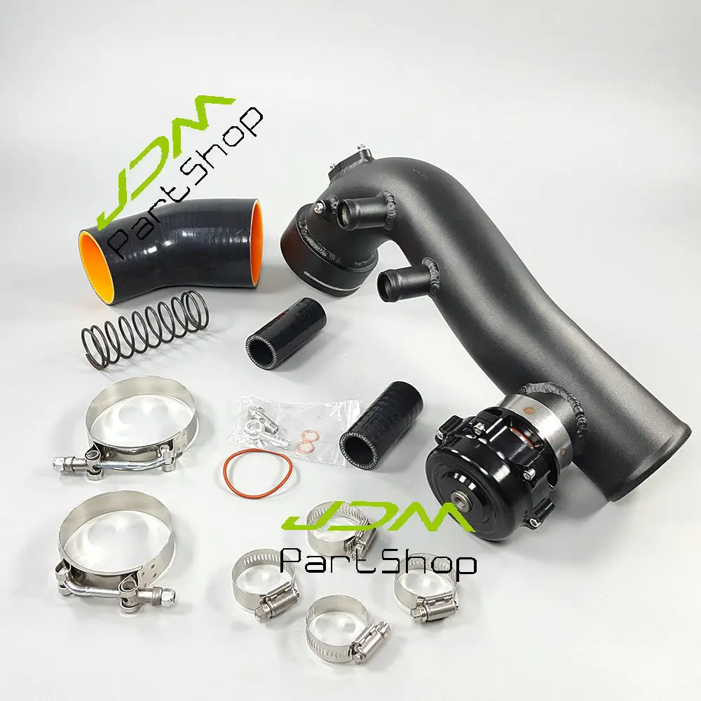 

High Flow Intake Pipe Kit +50MM BOV Black For BMW N54 E88 E90 E92 E93 135i 335i 335xi 335is