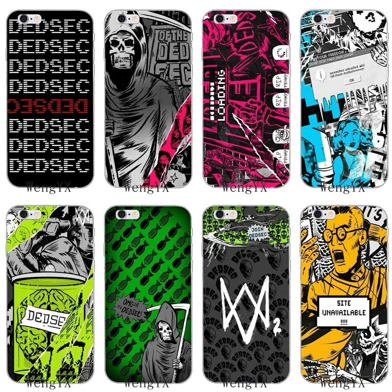 

Watch Dogs 2 Dedsec Soft phone case For Xiaomi Mi A2 8 SE Lite Mix Max 3 6X Redmi Note 6 6A Pro S2 Pocophone F1