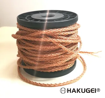 

litz 5n single crystal copper wire 8 share waved cable 2metes