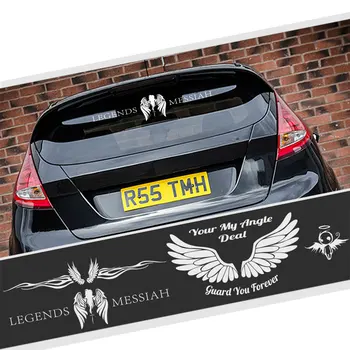 

Car Sticker Decal Angel Wings Reflective Vinyl 5 Design 2 Colors Tuning Auto Motorcycle Car Styling Accessories
