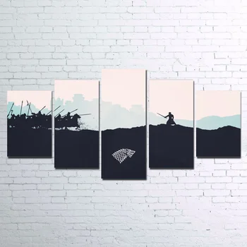 

HD Printed Canvas Painting for Living Room Wall Art 5 Pieces Canvas Art Movie Backgrounds