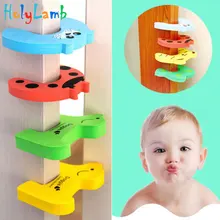 Милая защита от животных, Детская безопасность, карточка, дверной стопор, защита для новорожденных, защита от детей