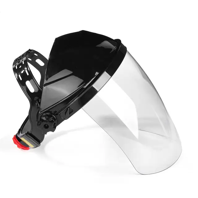 New Transparent Lens Anti-UV Anti-shock Welding Helmet Face Shield Solder Mask Face Eye Protect Shield Anti-shock