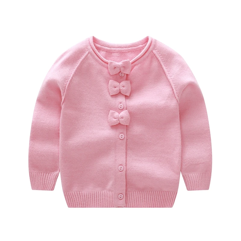 

Vinnytido Girls Sweaters 2017 Winter Children Outerwear Bow Cardigans Sweaters For Girls