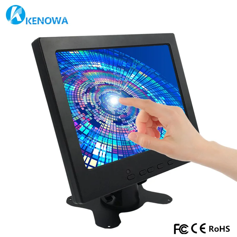 

8 Inch 1024*768 IPS LCD Capactive Touch monitor HDMI HD AV VGA Input Screen Computer Monitors PC Display for Raspberry/xiao mi