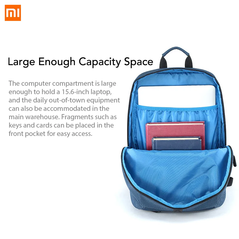 Оригинальный рюкзак Xiaomi для школы 14 15 6 дюймов мужчин и женщин походный костюм