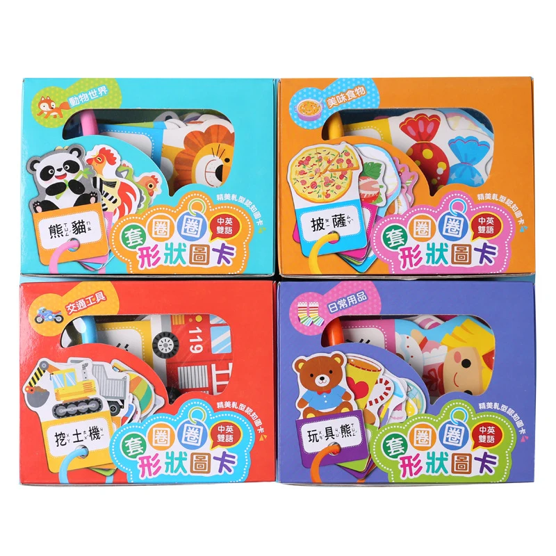 

DDWE Animals/life Literacy Card English 0-6 Years Old Baby Early Education Memory Cognitive Words Flash Card Toys For Children's