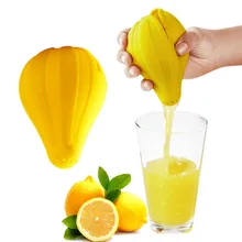 1Pc Fruit Juice Squeezer Silicone Hand Manual Convenient Fruit Orange Lemon Juice Press Squeezer Citrus Juicer dropshipping aluminum alloy manual hand press juicer orange lemon fruit juice squeezer high quality easy operation juice press squeezer