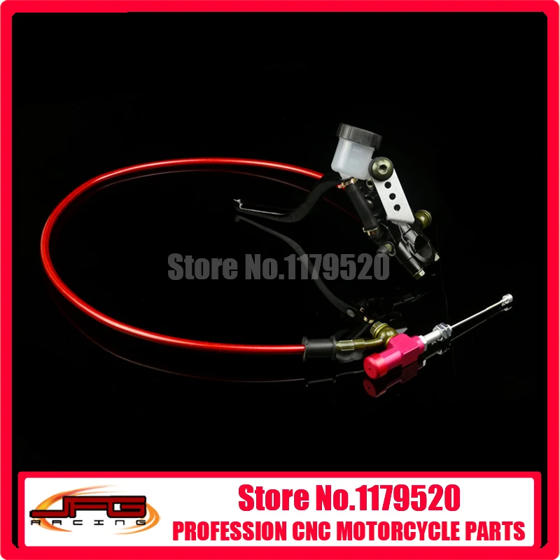 

Modify Left Hydraulic Clutch System With Red Master Cylinder Pump And 1200mm Hose Pipe Super Moto Motorcycle Motorcross CRF