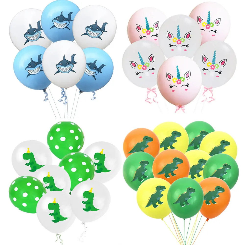 10 шт 12 дюймов с рисунком воздушных шаров из латекса с День рождения украшения для детских игрушек воздушные шары Baby Shower поставки воздушные шары шар globos