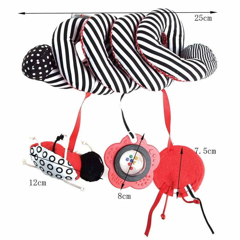 1 шт. Детские милые игрушки спираль активности кровать набор в коляску игрушка Колыбель подвесная колокольчик погремушка