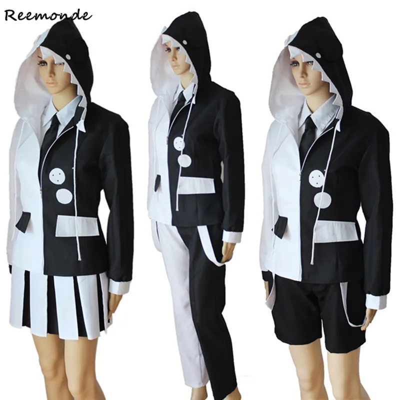 Аниме Danganronpa Косплей Монокума костюмы для косплея данганронпа Уганда куртки юбка