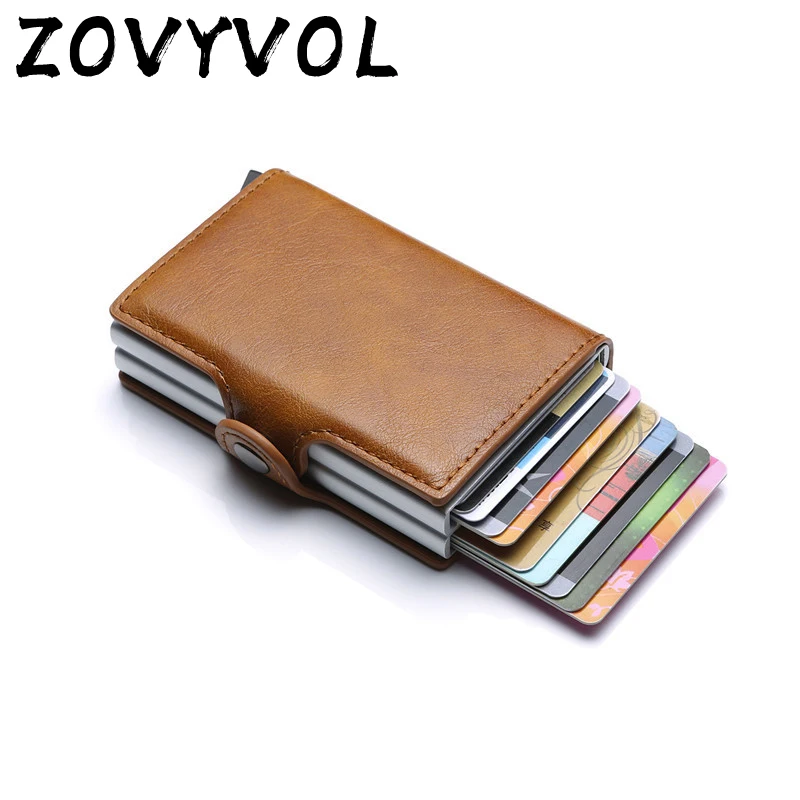 

ZOVYVOL Top Quality Rfid Wallet Men Money Bag Mini Purse Male Aluminium Card Wallet Small Wallet Thin Purse carteras 2019