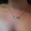 Очаровательное модное ожерелье Infinity 8 лист крест птица подвеска ожерелья для женщин бижутерия ожерелье до ключиц свадебное ожерелье ювелир... ► Фото 3/6