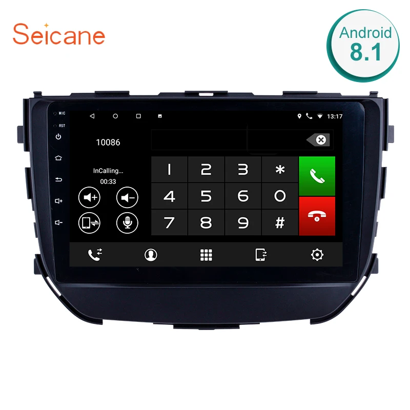 Seicane для 2016 2017 2018 Suzuki BREZZA 9 дюймов сенсорный экран 8 ядерный 2 Din Android 1 Автомобильный