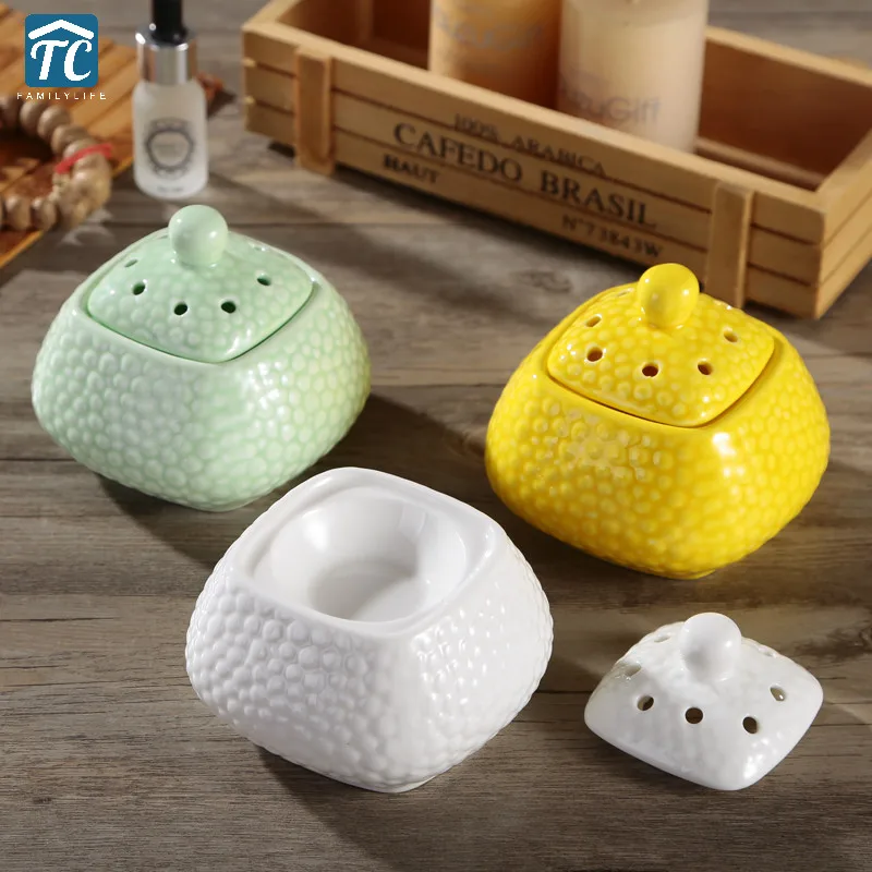 

Electric Plug-in Aromatherapy Furnace Essential Oil Ceramic Perfume Diffuser Powder Incense Aroma Burner Decor Lamp Fragrance