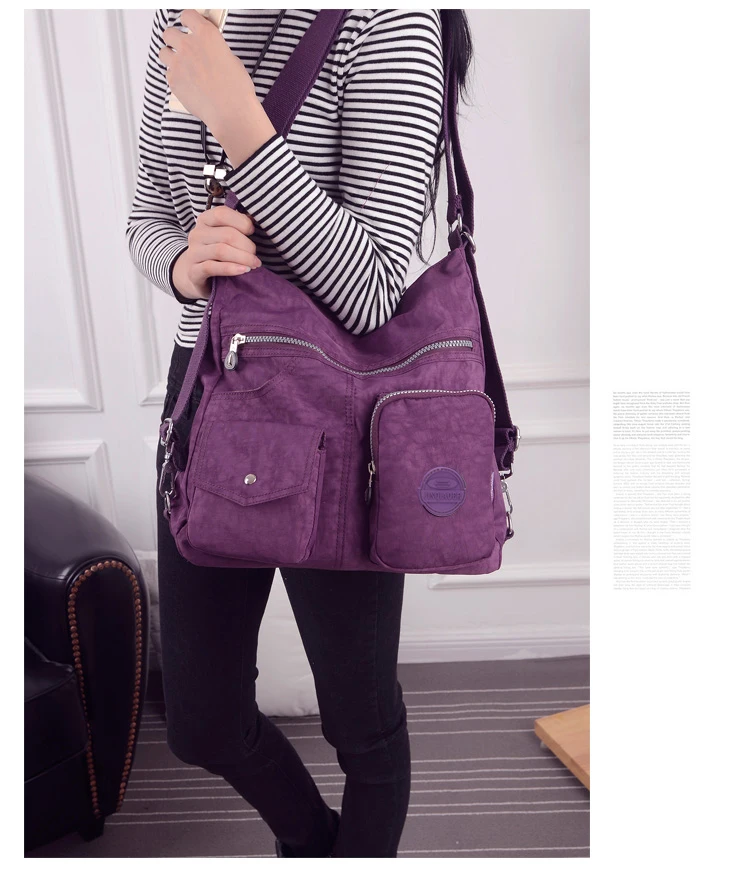 Женский нейлоновый рюкзак натуральные школьные сумки для подростков повседневные женские консервативные стильные Наплечные сумки Mochila сумка для путешествий ранец