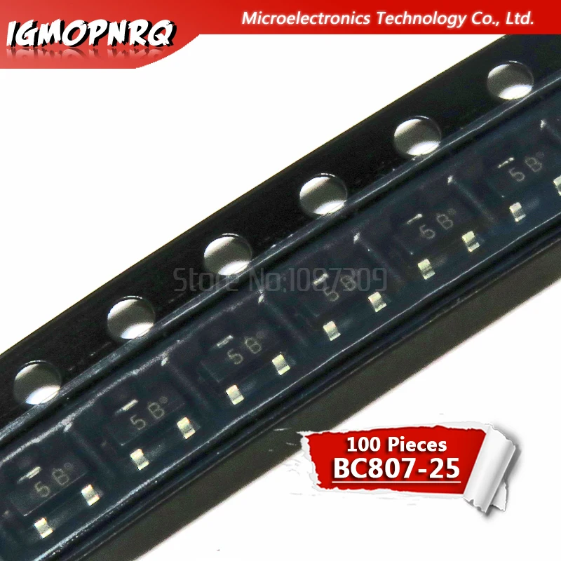 100 шт. BC807-16 BC807-25 BC807-40 BC817-25 BC807 BC817 SOT-23 | Электронные компоненты и принадлежности