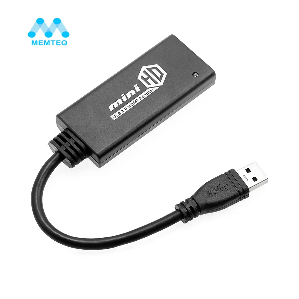 MEMTEQ HD 1080P Mini USB 3.0 To HDMI Video Cable Adapter Converter For