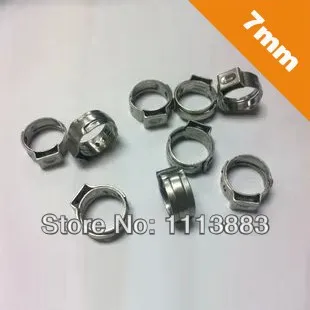 ALL SIZES OETIKER HOSE CLAMPS STEPLESS STAINLESS STEEL BAG OF 100