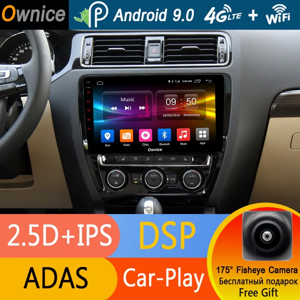 Sale 10.1" IPS Octa 8 Core Android 9.0 Car DVD Player GPS Radio Unit For Volkswagen VW Sagitar 2012 2013 2014 2015 2016 carplay DSP 1
