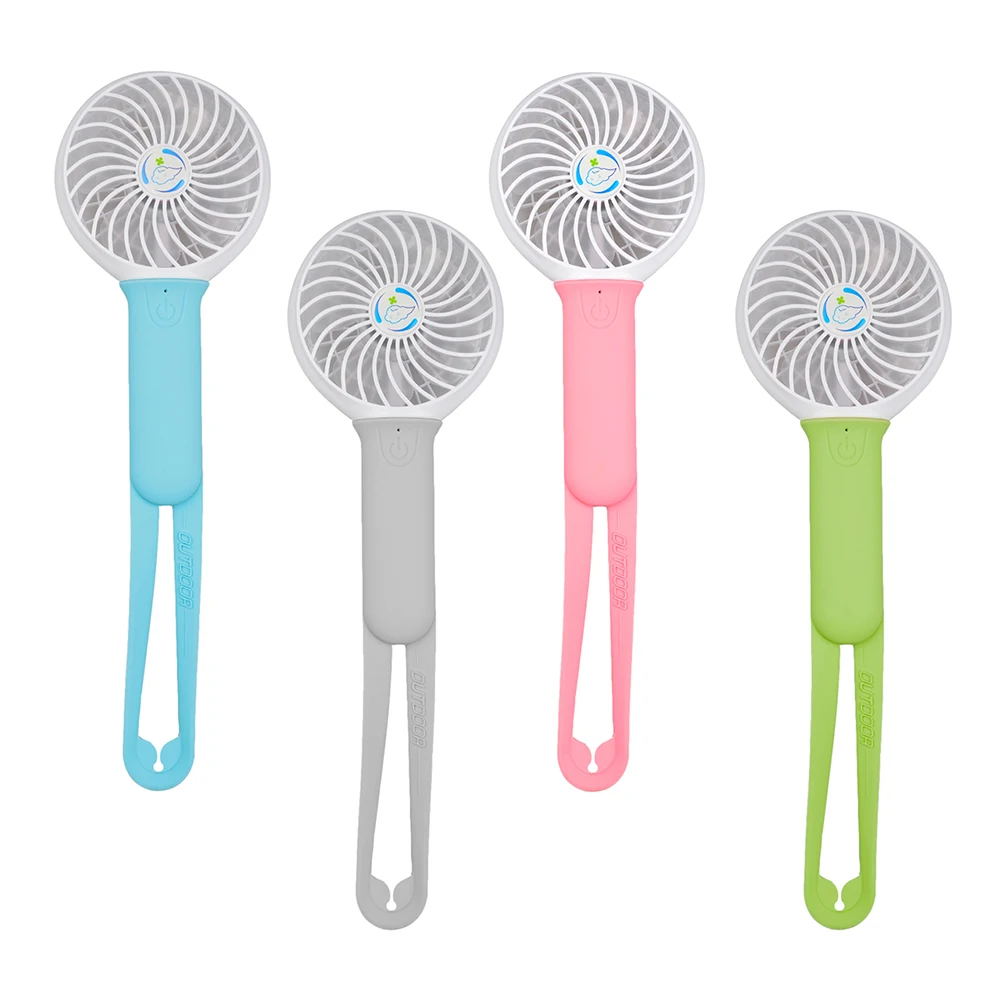 Portabel usb baterai isi ulang kipas mini genggam ac pendingin udara fan pc daya mobile dipimpin fan usb gadget luar
