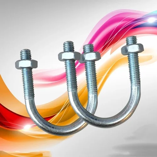 

10pcs M8 U-bolt U-shaped card galvanized Riding cards U shape pipe U-screw Tube inner diameter 15-50mm Inner width 20-60mm