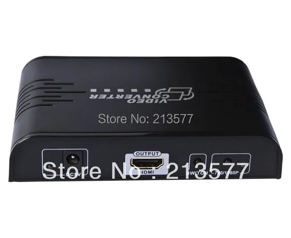 Конвертер LKV363A 1080P/720P CVBS/S Video + HDMI в AV/S видео на со сканером/одновременным