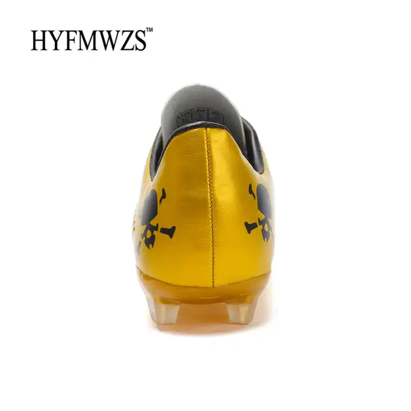 boys gold soccer cleats