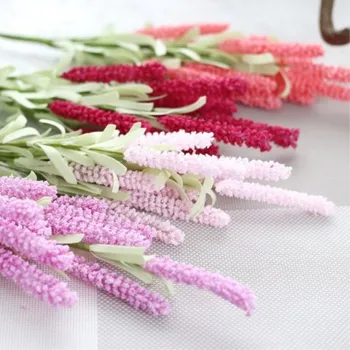 

Artificial Flowers DIY Wedding Decoration 9 pcs/lot PE Foam Provence Lavender Flower Fake Flowers Party Home Decor flores 51 cm