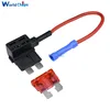Porte-fusible de voiture avec support, adaptateur de robinet de circuit supplémentaire de 12V, Micro Mini adaptateur de robinet Standard de lame d'atm APM, fusible automatique avec lame de 10A ► Photo 3/6