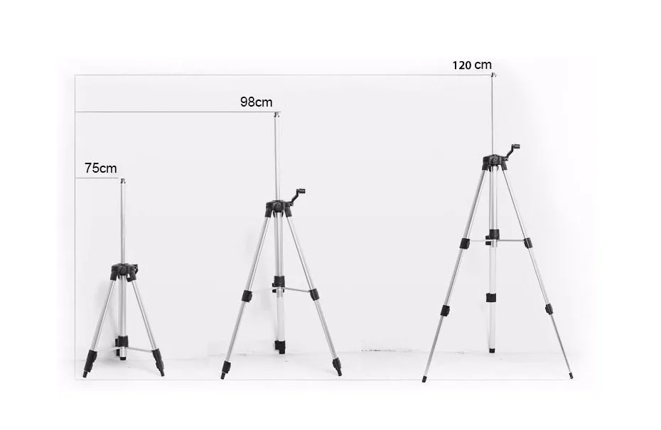 DEKO 120 см алюминиевый регулируемый Трипод лазерный уровень Трипод Nivel лазерный Трипод Профессиональный карбоновый Трипод для лазерного уровня