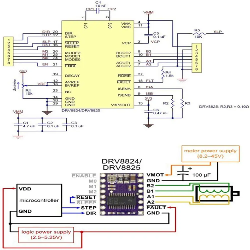 Запчасти для 3D принтера StepStick A4988 DRV8825 драйвер шагового двигателя с теплоотводом