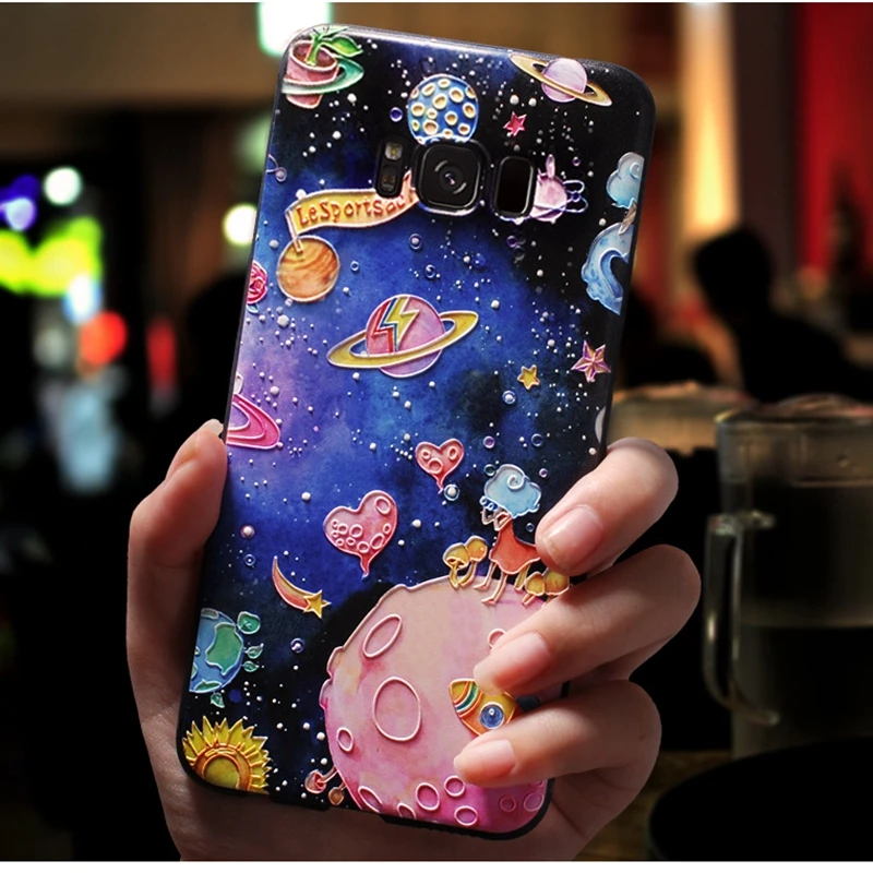 Space Planet Case For honor 9 lite 8 Huawei Nova 3i Mate 20 pro Cases Soft Cover for huawei P9 mate10 caso de Lite Funda |