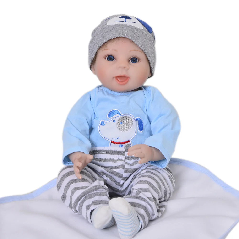 Bebe кукла новорождённого ребенка куклы 22 дюймов 55 см мягкие силиконовые reborn куклы для ребенка подарок новорожденного реальный живой l. o. l
