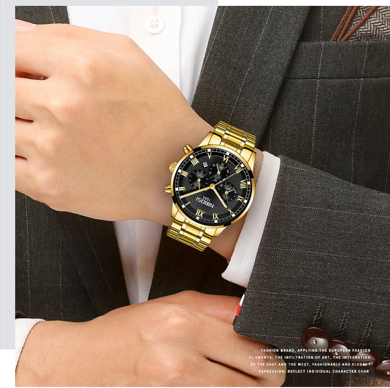 Mens Watches Top Brand Luxury Automatic Mens Watch Minimalist Watch Men Waterproof Male Watch Sports Male Watch Luxury NIBOSI    (11)