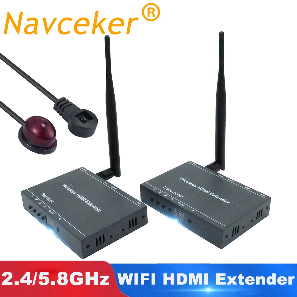 Беспроводной удлинитель для HDTV 3D Wi Fi HDMI HD 1080P 1 3 2 4/5 ГГц поддержка HDCP1.4|hdmi out|hdmi audiohdmi