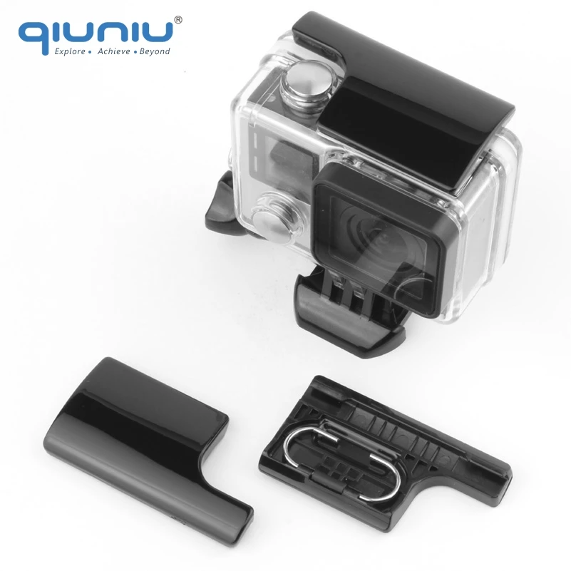 QIUNIU для GoPro аксессуары пластиковая защелка Замена для Go Pro Hero 3+ 4 водонепроницаемый корпус Замок для чемодана пряжка