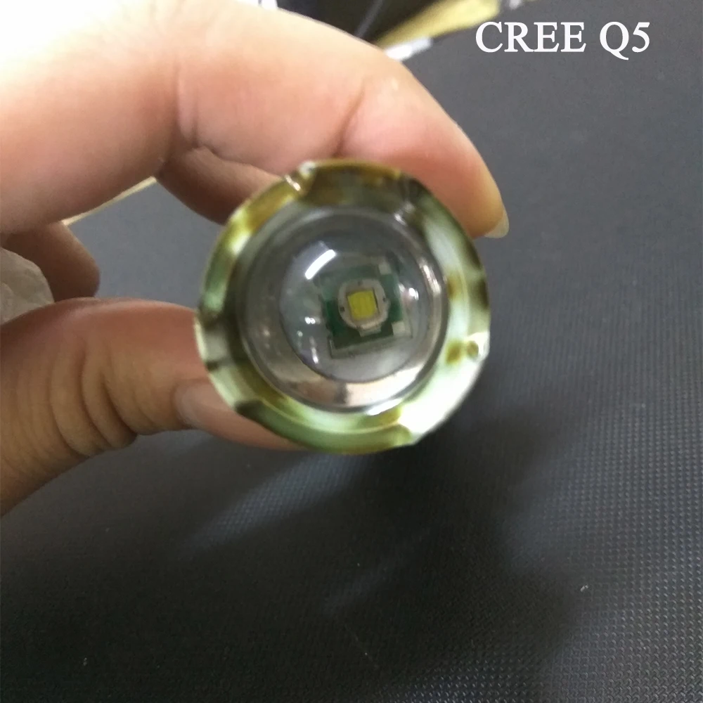 Супер Яркий Мини светодиодный светильник-вспышка CREE Q5 2000LM масштабируемый тактический флэш-светильник фонарь светодиодный светильник водонепроницаемый для спорта на открытом воздухе