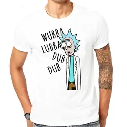 Camisetas Ricky and Morty забавные мужские футболки Аниме Мужская футболка мир среди миров народная белая футболка Homme Рик Морти футболка