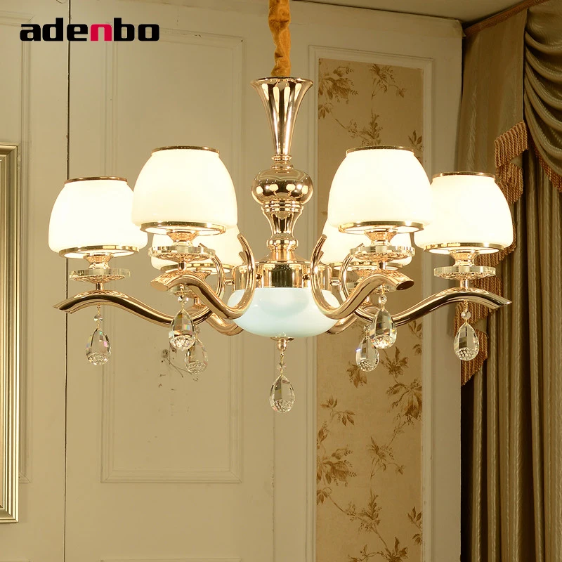 

Modern LED Chandelier Lighting Fixture Crystal Chandeliers Gold LED Lustre Lamp Luxury Indoor Lights For Living Room Bedroom