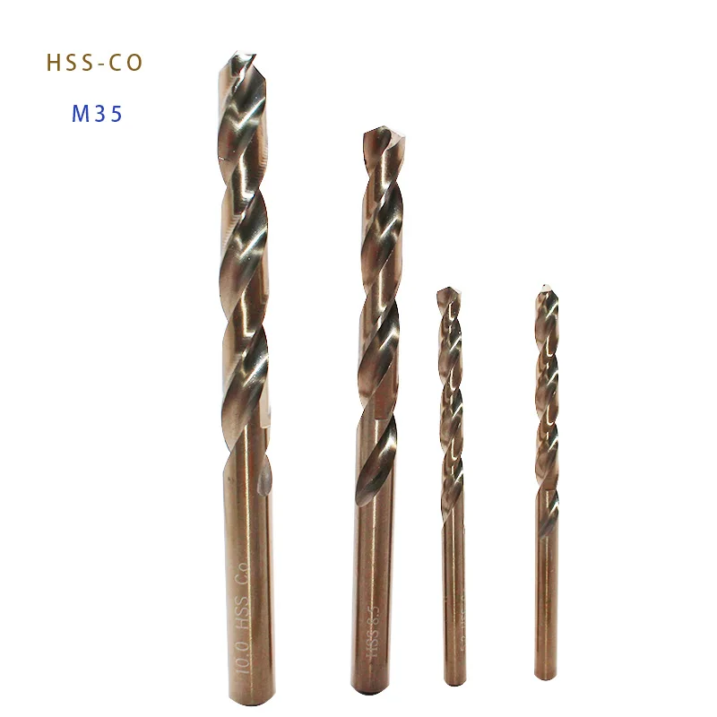 

10PCS Drill Bits 0.5mm1.5mm 2.5mm 3.5mm 4.0mm M35 HSS-CO Cobalt HSS Twist Drill Bit For Stainless Steel