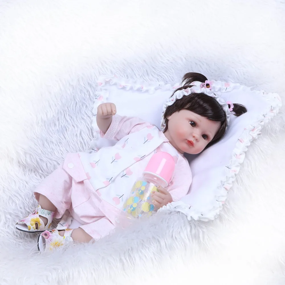NPKCOLLECTION куклы reborn Мягкие силиконовые виниловые Детские bebe princess bonecas красивая
